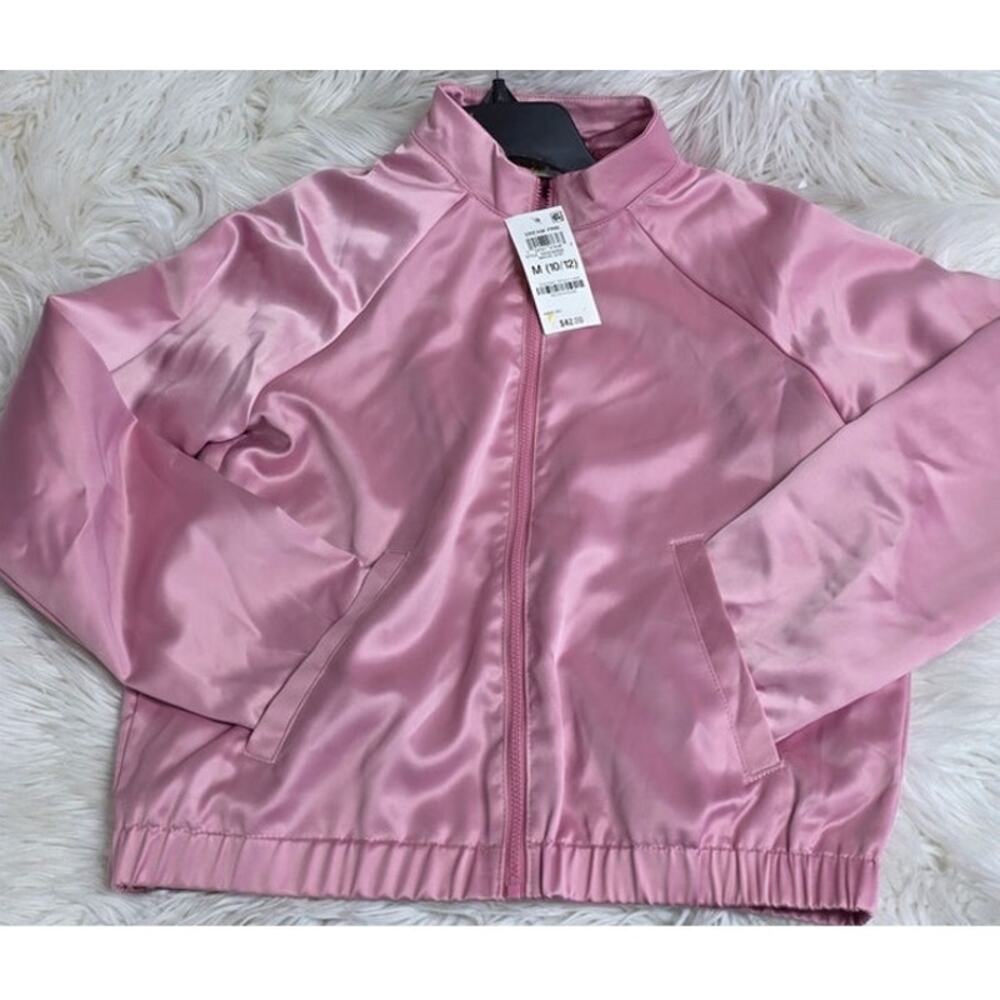 Epic Threads Little & Big Girls Satin Bomber Jacket M (10/12)